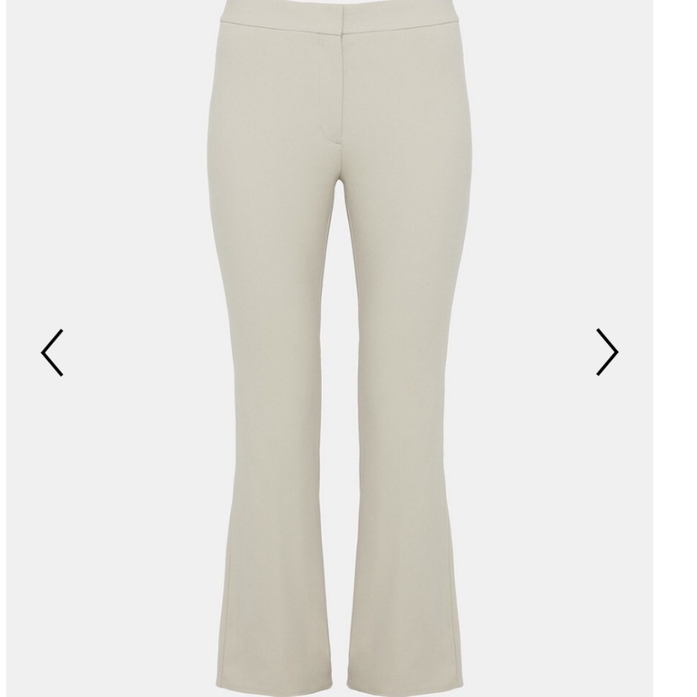 Theory Stretch Kick Pant Ivory